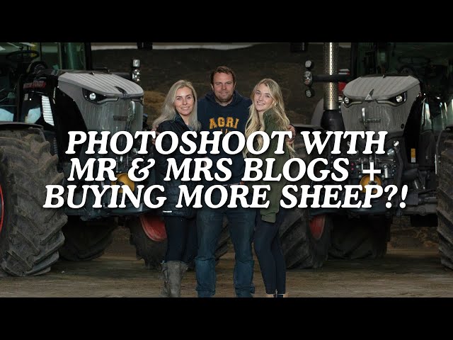 Photoshoot With Mr & Mrs Blogs + Buying More Sheep?!