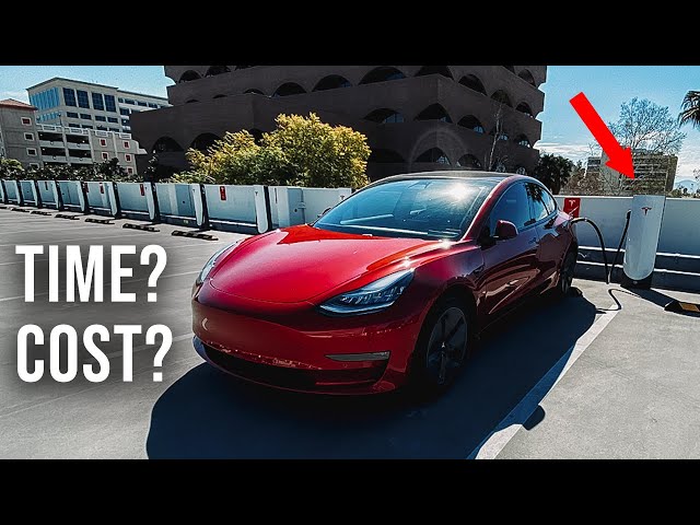 Tesla Supercharger Time and Cost 2020 (California) *EXPENSIVE