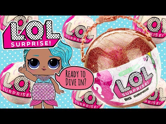 LOL Surprise Big Surprise Baby Doll Giant Ball Glitter Sparkle Best Water Unbox