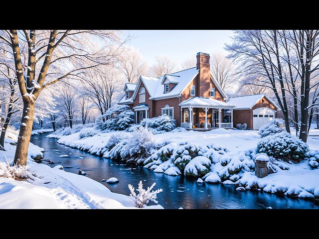 Tranquil Winter Melodies ❄️ Soothing Sounds to Calm Your Mind & Soul