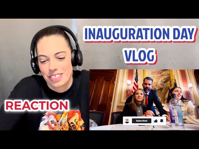 INAUGURATION DAY BEHIND THE SCENES | KAI TRUMP | REACTION