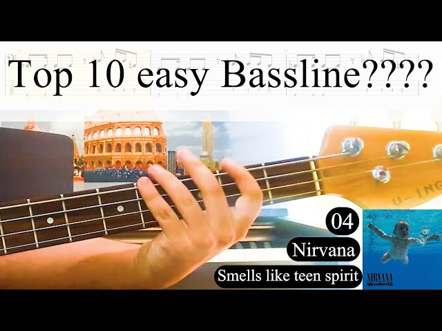 Top 10  Songs with Easy Basslines