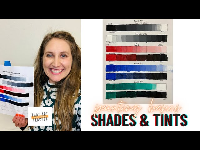 How to Paint Shades and Tints