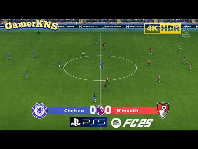 Chelsea vs AFC Bournemouth _ Premier League 2025 4K gameplay |PS5