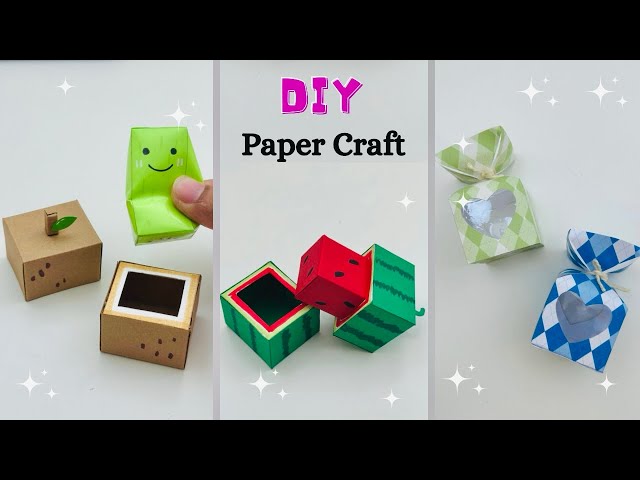 7 Easy Mini Paper craft Ideas / very Easy paper craft / miniature craft / Origami Craft