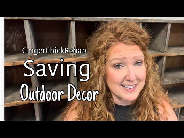 Giving Outdoor Metal Decor New Life | Salvaged Door Decor | Bird Bath