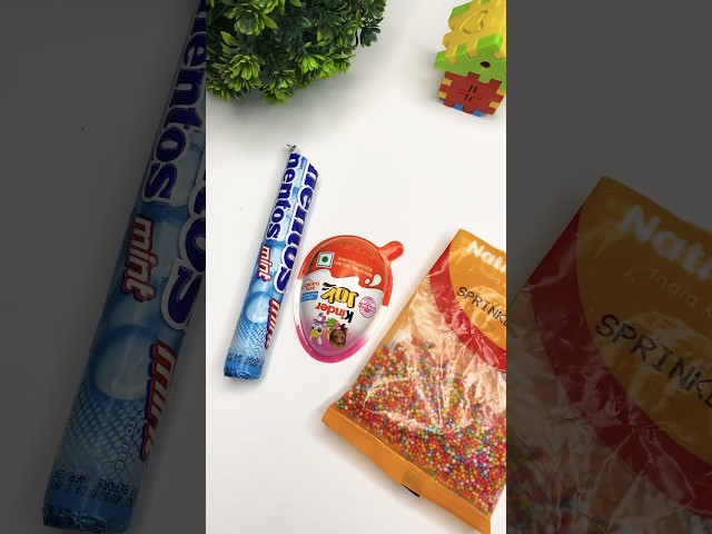 Kinder Joy and Gems Chocolate Popsicle #shotrs #youtubeshorts #shortsvideoviral