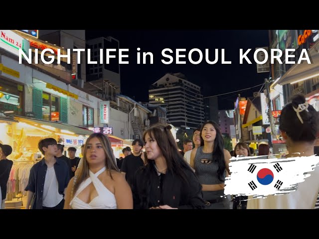 NIGHTLIFE in SEOUL KOREA 🇰🇷 4K ❤️ #travel