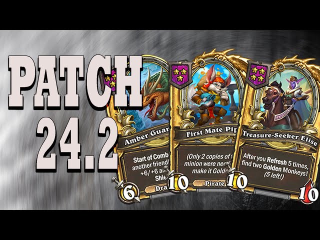 Patch 24.2 Dive! Hearthstone Battlegrounds Patch Update!