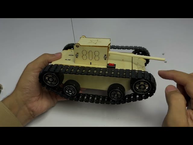 How to Make RC Tank | Building DIY Wooden RC Tank For My Son