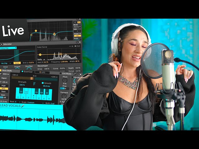 Recording & Mixing Vocals in Ableton 12 | 100% STOCK PLUGINS!