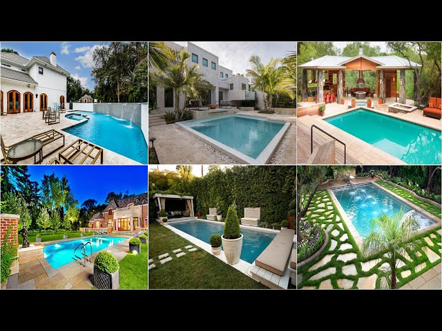 +100 Modern Backyard Swimming Pool Design Ideas 2024 | Swimming Pool and Pool House Design Ideas