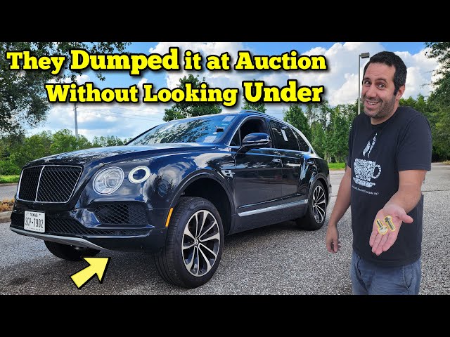 I Bought an "As-Is" Bentley Truck and got 60% Off Because of a Faulty Air Suspension