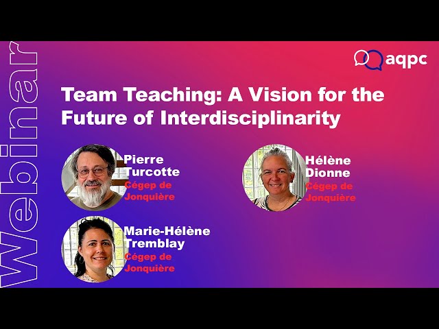 Team Teaching: A Vision for the Future of Interdisciplinarity