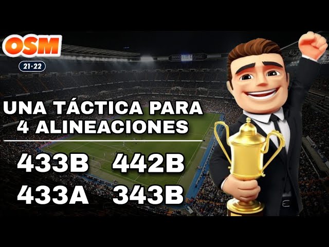 🏆 ONE TACTIC FOR 4 LINEUPS! 🏆 | 433A/433B/442B/343B | 😲 40 WINS! 😲 | ⚽ OSM 21/22 ⚽