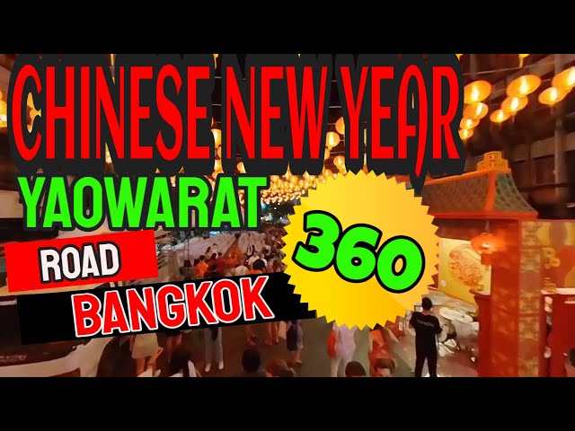 Yaowarat Road Bangkok Thailand 🇹🇭, Celebrate Chinese New Year 2023