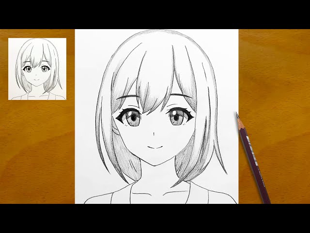 How to Draw an Anime Girl Face || Easy Anime Sketch || Drawing for Beginners