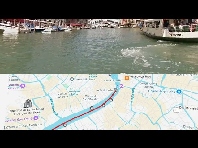 [VR180] Venezia: from Santa Maria della Salute to Rialto Bridge through Canal Grande