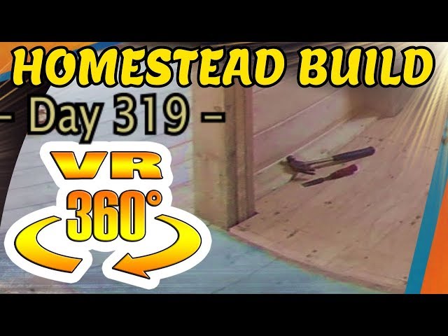 Homestead Building - Finishing T+G Boards at the Top of a Wall, Trimming Floor Plywood