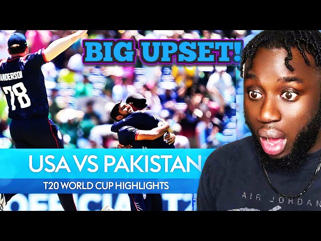 American Reacts To USA vs Pakistan Cricket Match T20 World Cup