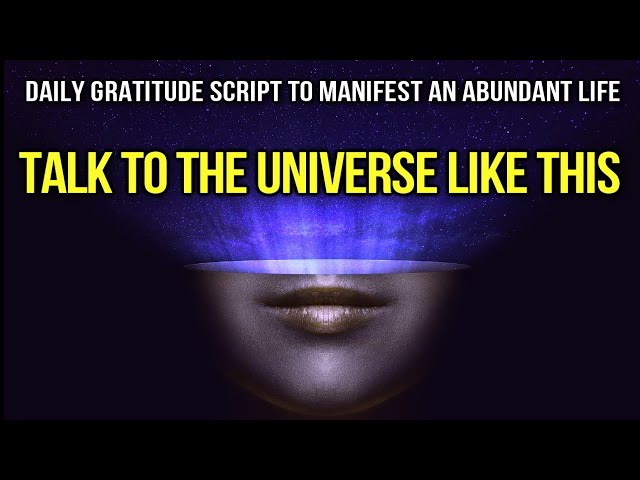 How to Communicate With the Universe & Attract What You Want! (Law of Attraction)