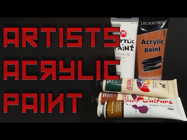 Testing Artist's Acrylic Paints For Airbrushing