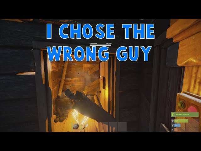 Rust Solo Survival | Trapping salty guys GONE WRONG