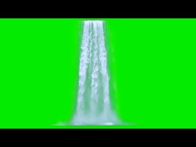 Green Screen Waterfall