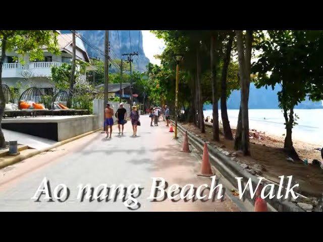 Ao Nang Beach walk, STUPID people doing stupid things with monkeys!