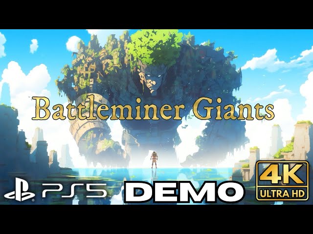 Battleminer Giants Full Demo Gameplay | PS5 PS4 Games | 4K HDR | No Commentary Gaming