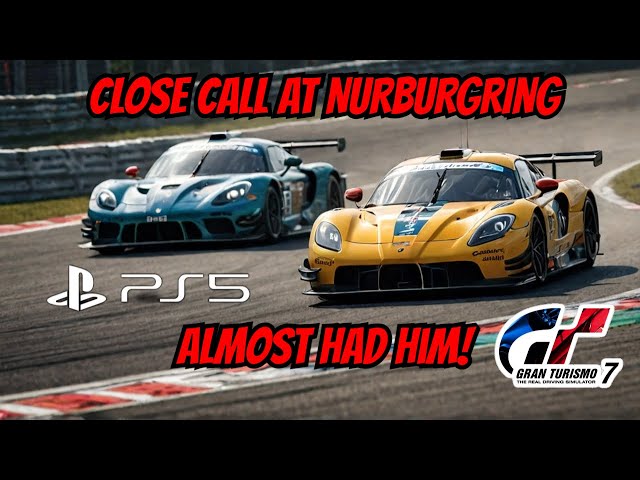 Nurburgring Last Lap GT7 Madness, I almost Had Him!