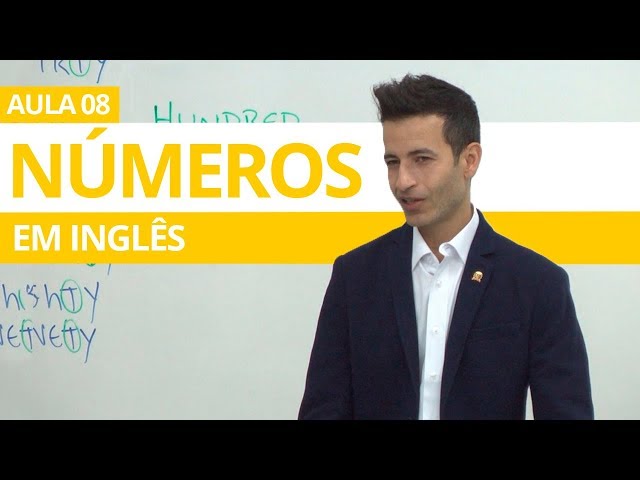 NÚMEROS EM INGLÊS (numbers in english) - AULA 08 PARA INICIANTES - PROFESSOR KENNY