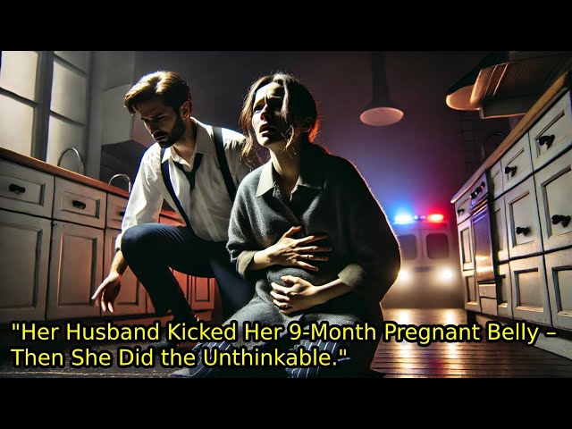 Her husband violently kicked Her 9-month pregnant stomach, screaming, 'Why are you even here? But...