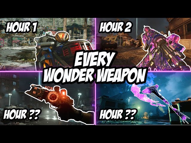 How Fast Can I Get Every Wonder Weapon on Cold War Zombies (4K Gameplay)