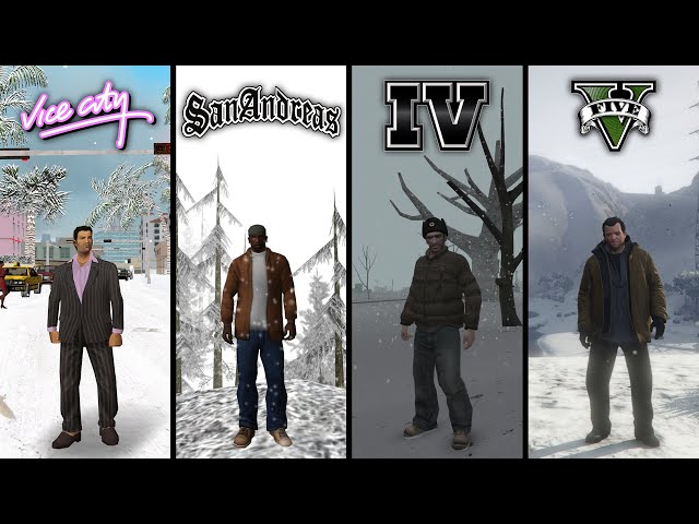 Adding winter to GTA games (+ download links) ⛄