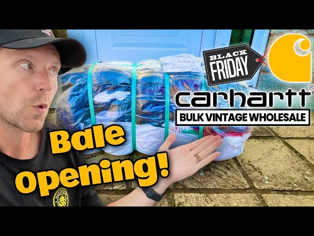 25kg Carhartt Bale OPENING | Bulk Vintage Wholesale | Bale 2