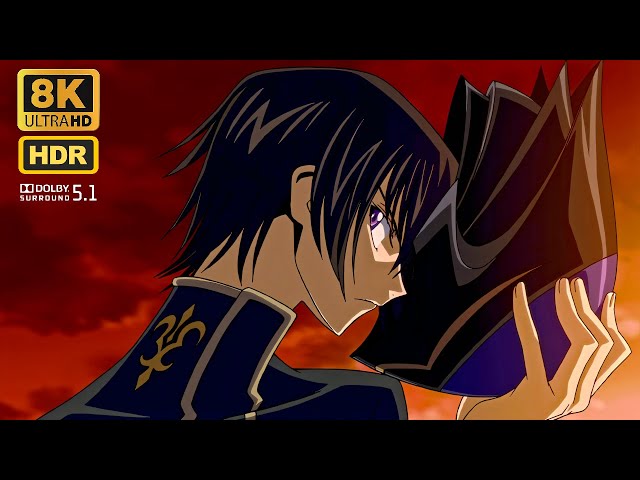 [Creditless] Code Geass OP1v1 [8K HDR] [Dolby 5.1] [Lyrics]