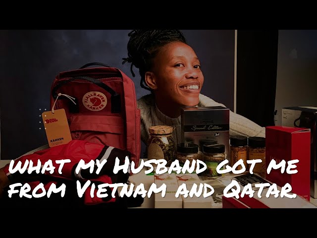 WHAT MY HUSBAND GOT ME FROM VIETNAM 🇻🇳 AND QATAR 🇶🇦. NAMIBIAN IN SLOVAKIA |#namibianyoutuber #bwwm