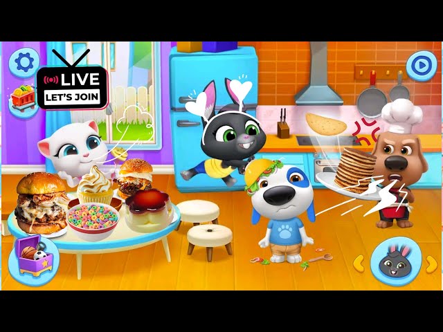 My Talking Tom and Friends 🔴 Live Stream Gameplay #livestream