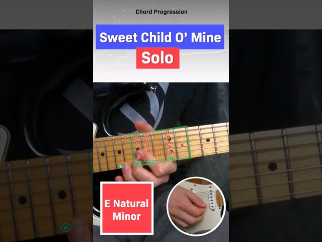 How to play the solo on 'Sweet Child O' Mine' by Guns n' Roses