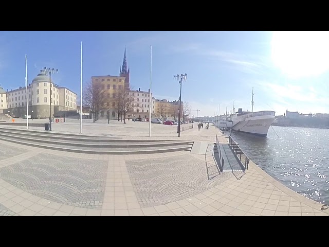 My 360 moment in my walk on Riddarholmen, Stockholm