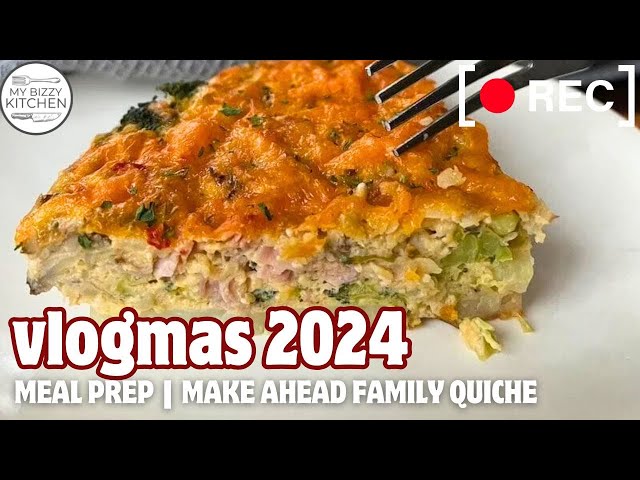 VLOGMAS DAY 15! | Potato Crusted Quiche | Weight Watchers