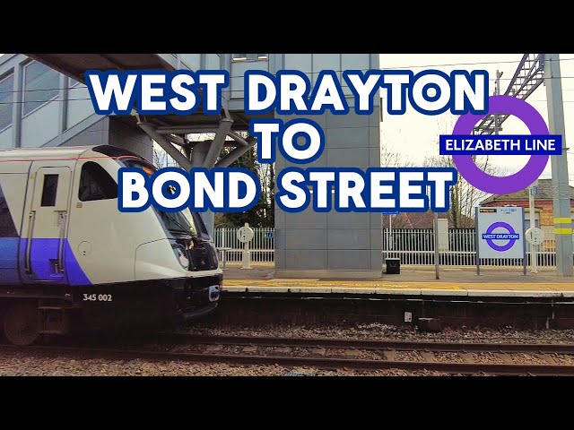 West Drayton To Bond Street (Elizabeth Line) First Person Journey