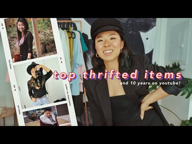 My Top Thrift Items of All Time + 10 YEARS ON YOUTUBE