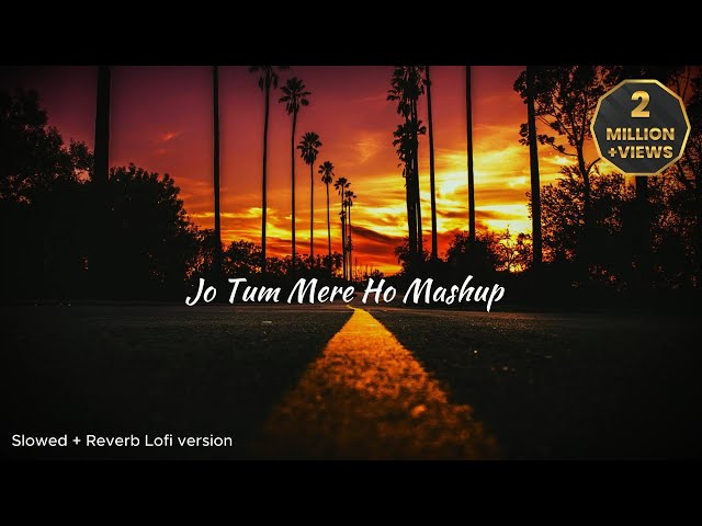 Jo Tum Mere Ho Mashup  | Slowed + Reverb  SONG | Night Chill Song |