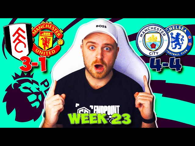 PREMIER LEAGUE 2024/25 WEEK 23 PREDICTIONS & TIPS | FULHAM VS MAN UNITED & MAN CITY VS CHELSEA!