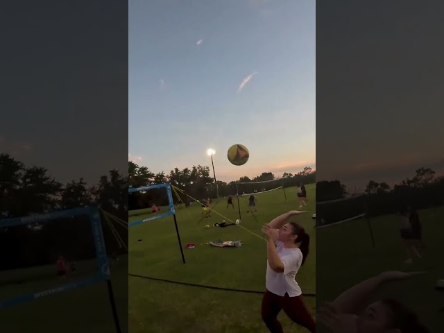 Playing With A Sassy Wife 💁‍♀️ #volleyball #volleyballplayer #haikyuu #sports #gopro #learning