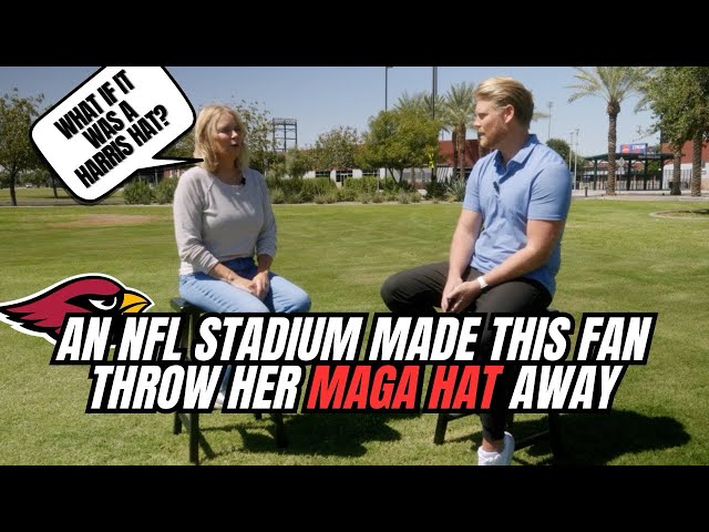 NFL Season Ticket Holder FORCED to Throw MAGA Hat in the Trash