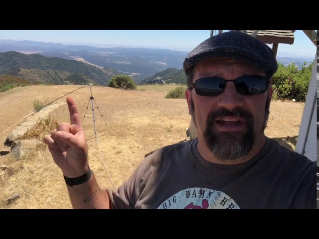 Smitty working SoCal SOTA, 2020