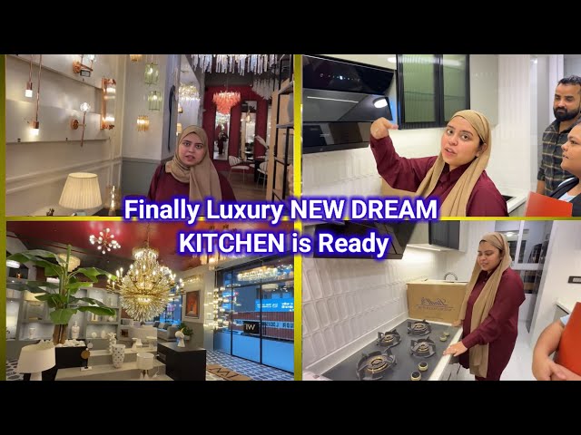 Saba Ibrahim Finally Luxury NEW DREAM KITCHEN is Ready 😍| @sabaallindiavlog Saba New vlog